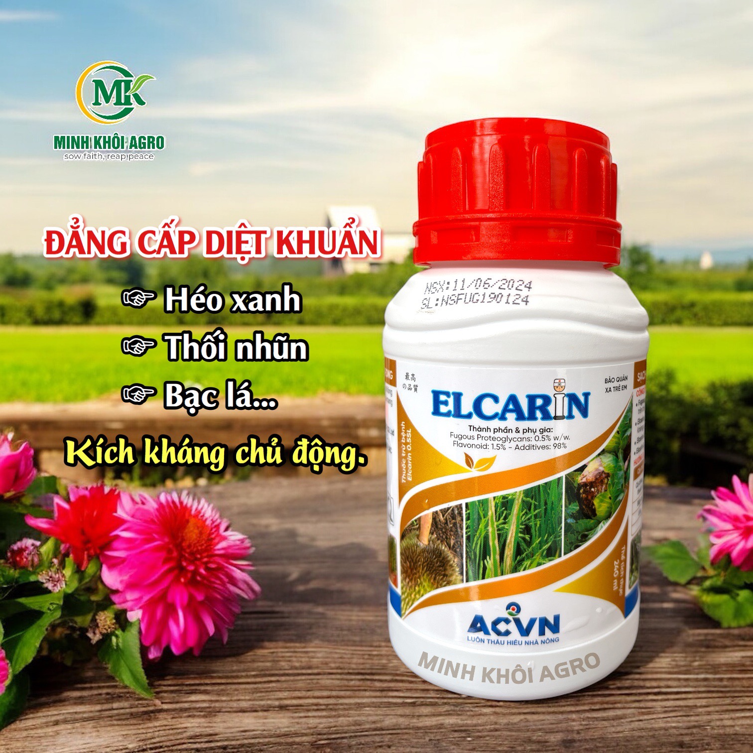 Thuốc trừ bệnh ELCARIN 0.5SL - Chai 240ml